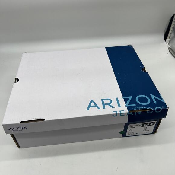 Arizona Jean Co Womens Western Heel Booties Maybrook Silver Boots Size 6.5M - Picture 10 of 12